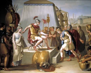 A continência de Cipião, século XIX (óleo sobre tela)