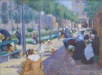 Vista da Praça de Antuérpia em Paris