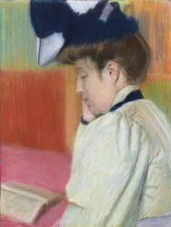 Leitura de mulher; Mulher lendo, c. 1890