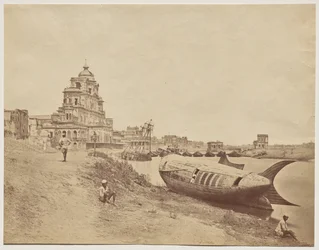 Chutter Manzil Palace, com o Barco do Rei em Forma de Peixe