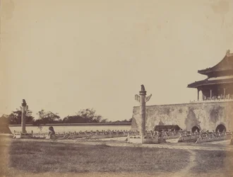 Entrada do Palácio de Inverno, Pequim, 29 de outubro de 1860, 1860.