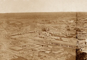 Vista geral do Husainabad e sua vizinhança