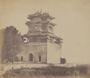 Palácio Imperial de Verão Yuen Min Yuen, Pequim, Antes da Queima, 18 de outubro de 1860