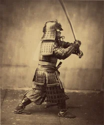 [Guerreiro japonês em armadura]