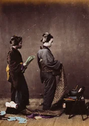 Molho Japonês para Mulheres, c.1870-1880