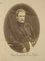 Retrato de Sir Colin Campbell Lord Clyde, comandante em chefe na Índia