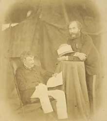 Sir Henry Drury Harness, KCB, Coronel Commandant, Royal Engineers e Coronel Robert Abercromby
