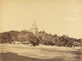 O Grande Pagode no Palácio Imperial do Jardim de Inverno, 29 de outubro de 1860