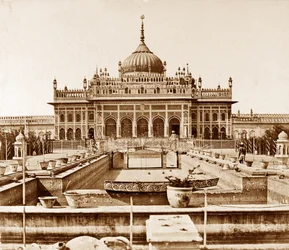 O Emambara Husainabad e o túmulo de Mahomed Ali Khan, Lucknow
