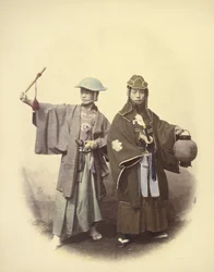 Yakonins em traje de fogo
