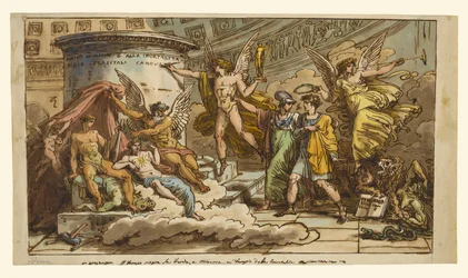 Alegoria sobre a vida de Canova
