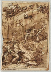 Êxtase de Santa Teresa após Círculo de Francesco Albani