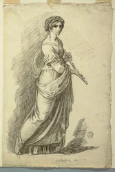 Euterpe, musa da poesia lírica