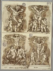 Quatro Herms, Estudos após o Carracci