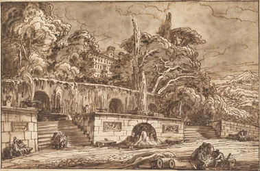 Capricho paisagístico com a Villa d