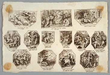 Rômulo e Remo, Treze Pinturas para a Sala delle Origini di Roma, Faenza