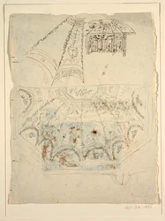 Estudo para a Sala Apollo, Palazzo Milzetti, Faenza