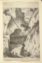 A ravina de Bellano, perto do Lago Como