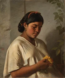 Mulher indiana com calêndula, 1876