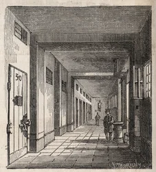 Paris - Prisão de la Petite Roquette (prisão para mulheres e adolescentes) -
