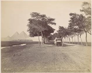 Cairo. Alameda das Pirâmides