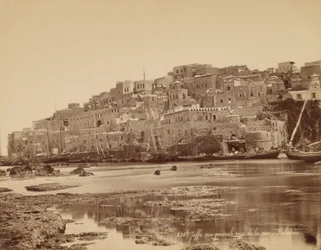 Jaffa, vista geral do mar - Palestina
