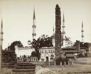 Mesquita de Amedieh e Obelisco em Constantinopla