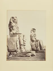 Tebas. Colossos de Memnon (Egito)