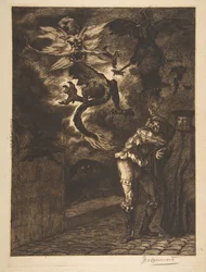 Fora do meu sol, patifes! Panurge deixando Raminagrobis, 1854-1855.