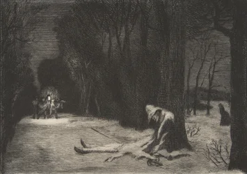 A morte de Matamore Capitão Fracasse, 1864.