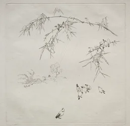 Serviço parisiense (serviço Haviland): Chuva (nº 10)