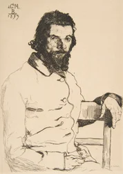 Retrato de Charles Meryon, 1853.