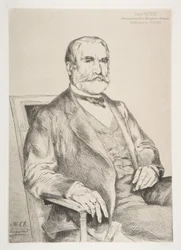 Retrato de Louis Robert, 1873.