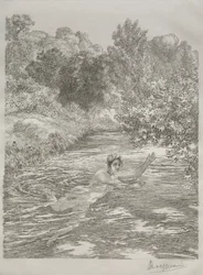 O Banhista, c. 1860-70.