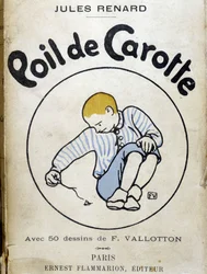 Capa "Cabeça de Cenoura" de Jules Renard Paris, Ernest Flammarion (capa do livro)
