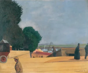 Entrada na Pont de l &39;Alma, 1913