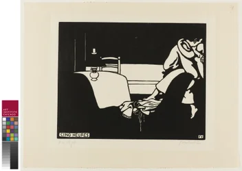 Relógio de cinco horas, prato sete de Intimacies, 1898