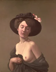 Senhora com chapéu, 1908