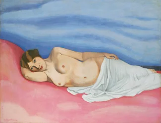 Nu feminino reclinado, 1913
