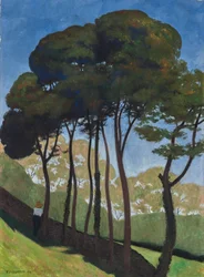 As Grandes Árvores, à volta de Honfleur, c. 1909 (óleo sobre tela)