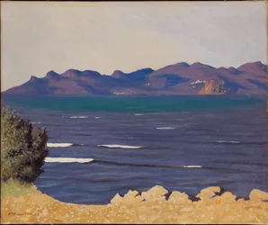 O Esterel e a baía de Cannes, 1925.