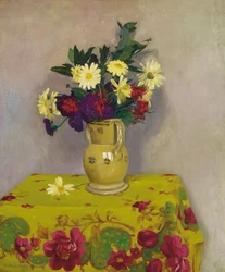 Margaridas amarelas e várias flores, 1911