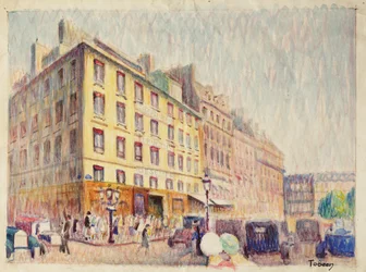 Rua urbana (lápis & w - c no papel)