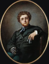 Retrato do compositor Georges Bizet 1838-1875, ca 1865.