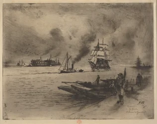 Arredores de Gravesend, 1883.