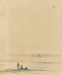 Figuras em uma costa [verso]