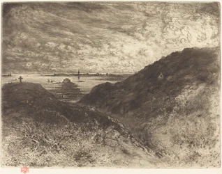 O penhasco: Baía de Saint-Malo