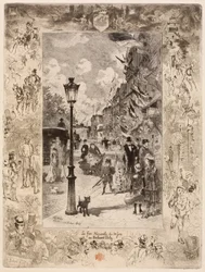 O Feriado Nacional no Boulevard de Clichy