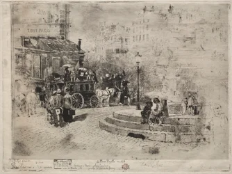 Lugar Pigalle em 1878