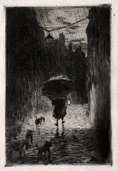 Chuva e guarda-chuva